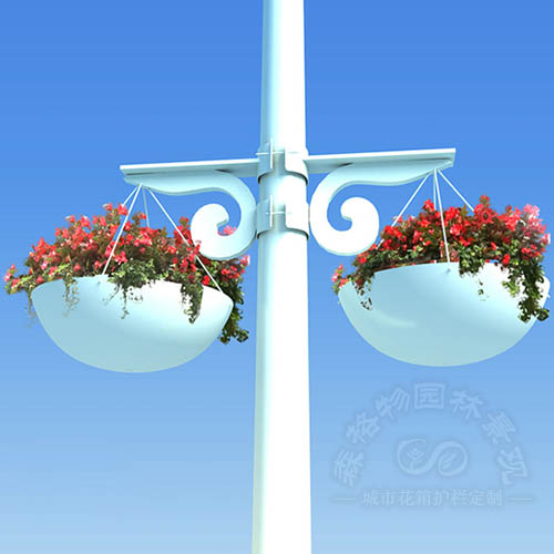電線桿吊掛花盆
