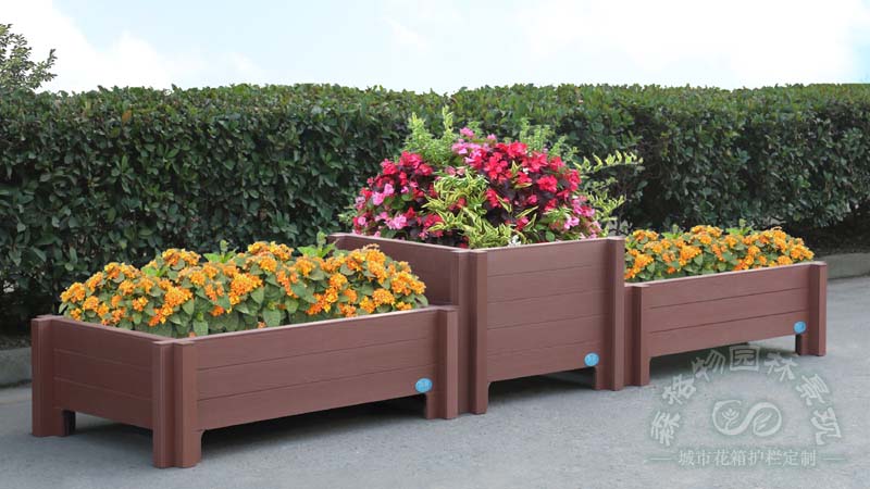 公園廣場組合pvc花箱
