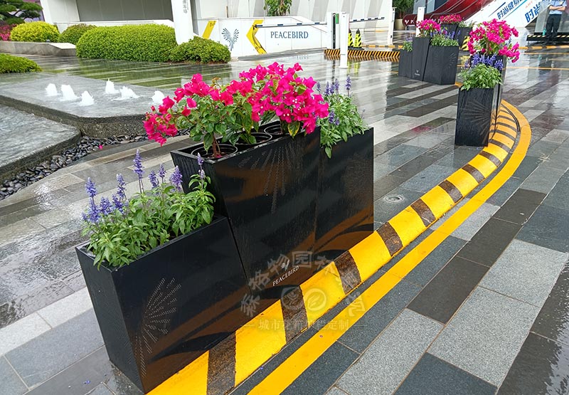 安徽花箱案例：浙江寧波鳥巢花箱案例