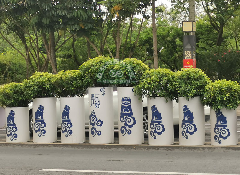 花箱種植效果圖，花箱與綠植如何搭配