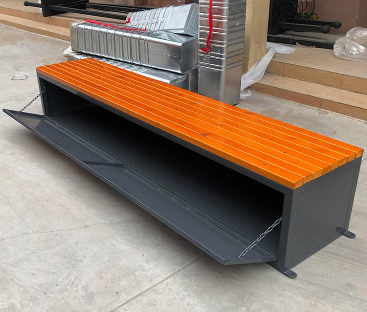 既是休息凳，又是儲(chǔ)物柜，為環(huán)衛(wèi)工量身打造的多功能工具箱