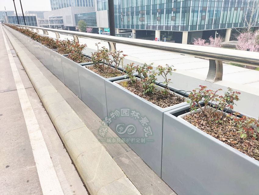 什么是橋梁內(nèi)側(cè)綠化花箱
