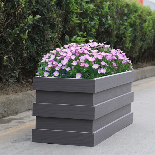 亞灰pvc公園花箱