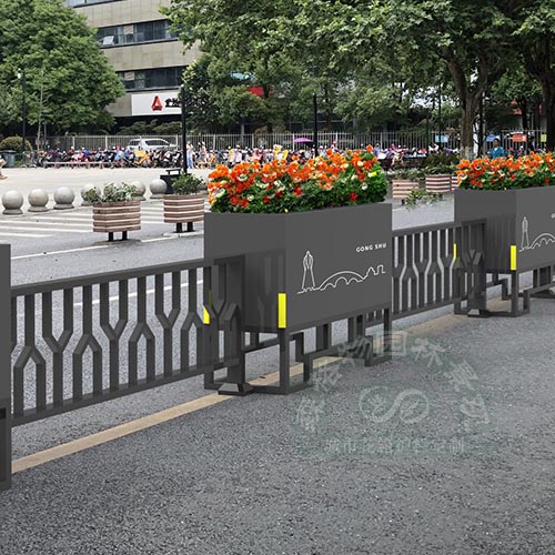 定制特色隔離花箱護(hù)欄