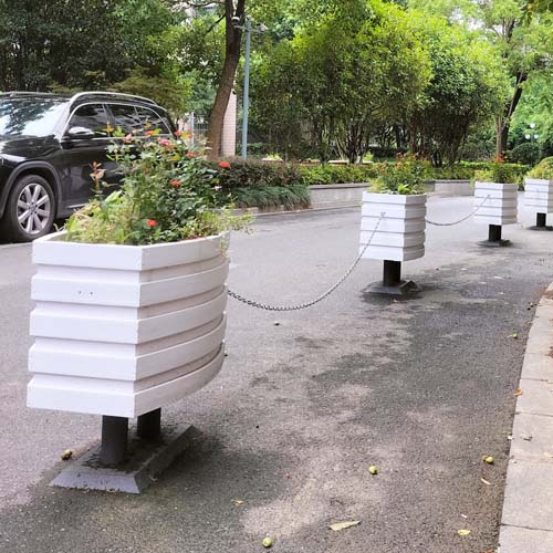 安徽一桶一鏈道路鈑金花箱