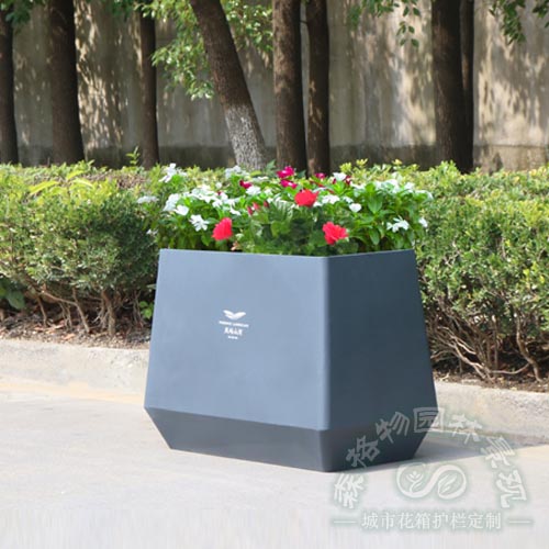 安徽商場印制logo不銹鋼花箱