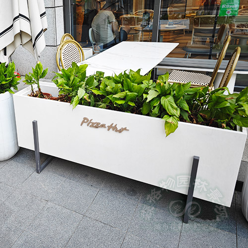 不銹鋼花箱加架子組合