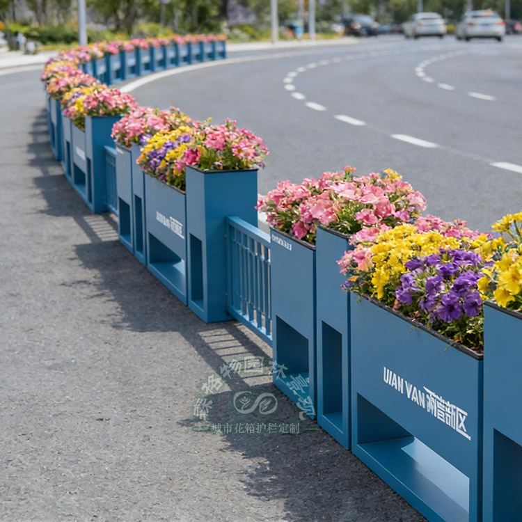 道路中央機(jī)非隔離花箱護(hù)欄