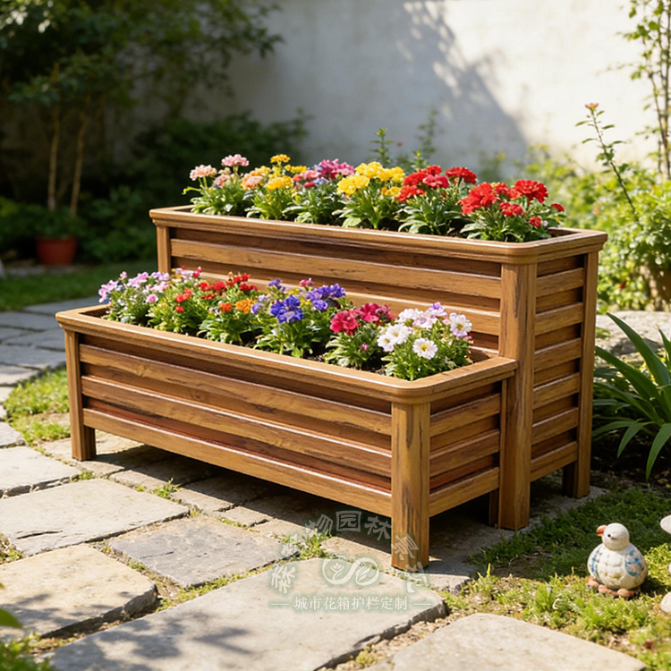 襄陽公園雙層鋁合金花箱