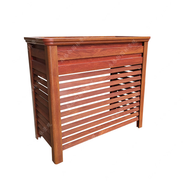 檀木紋鋁合金空調(diào)機(jī)外罩