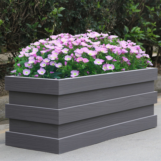 亞灰pvc公園花箱