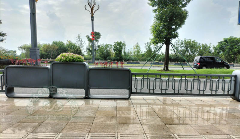 浙江嘉善不銹鋼花箱案例