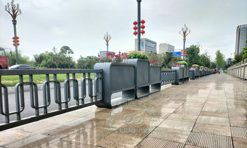 浙江嘉善不銹鋼花箱案例