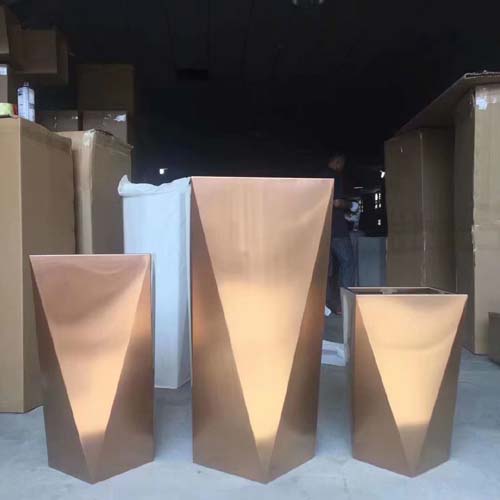 商超異形不銹鋼花箱