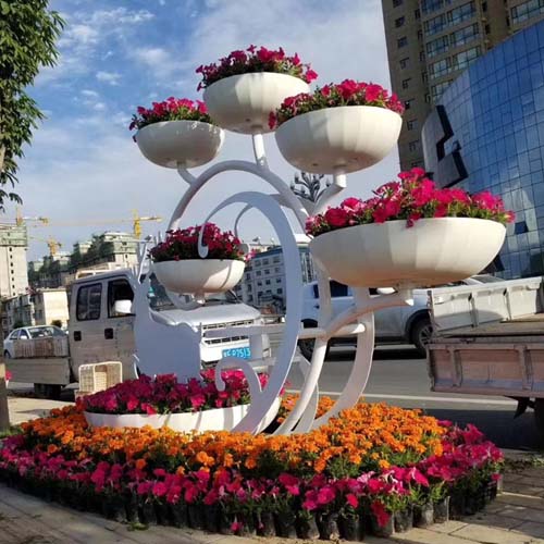 『馴鹿』室外藝術(shù)立體花架