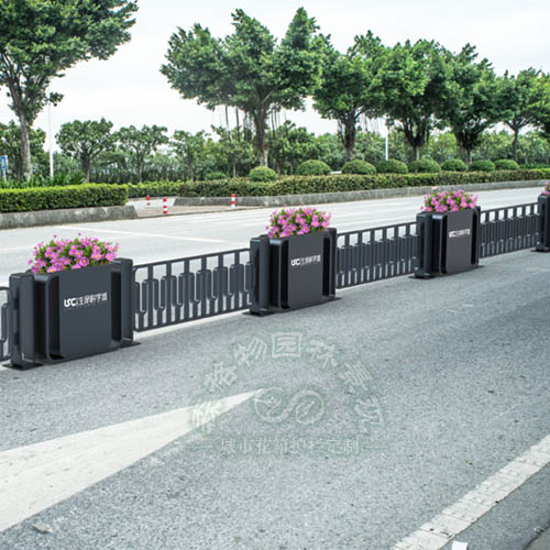 生命科學(xué)城不銹鋼花箱護(hù)欄