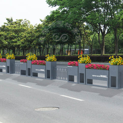 道路中央機(jī)非隔離花箱護(hù)欄